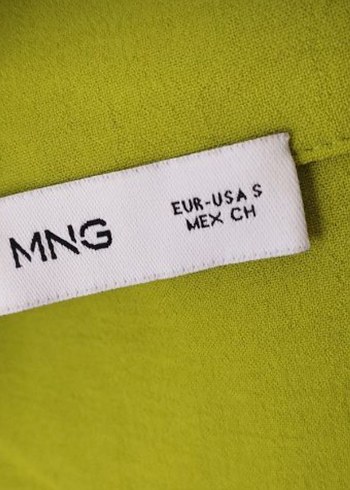 MANGO Kadın Yeşil Uzun Tulum Kemerli - Görsel 4