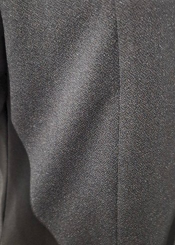 Siyah Kadın Düğmeli Blazer Ceket - Görsel 3