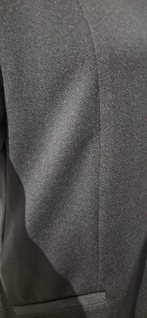 Siyah Kadın Düğmeli Blazer Ceket - Görsel 3