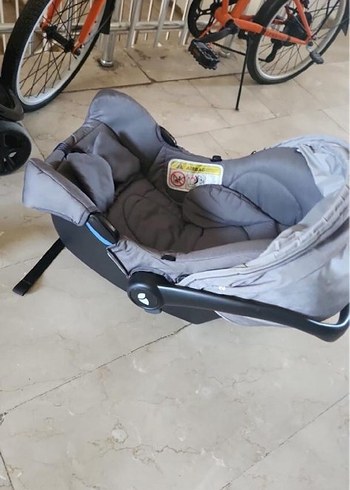 Gri Bebek puset ve bebek arabasi - Görsel 4