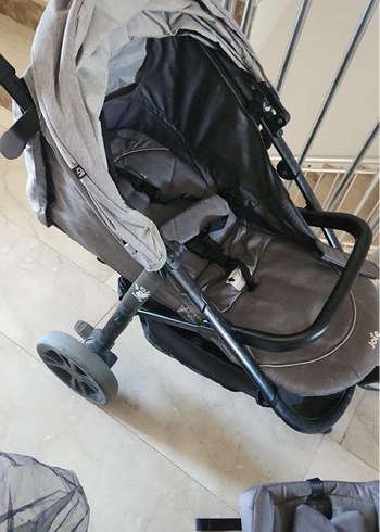 Gri Bebek puset ve bebek arabasi - Görsel 2