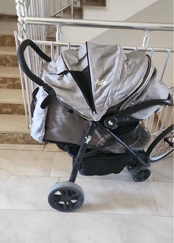 Gri Bebek puset ve bebek arabasi - Görsel 3