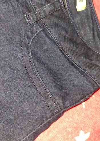 JEANS Lacivert Normal Boy Kadın Kot , yüksek bel, S/M - Görsel 3