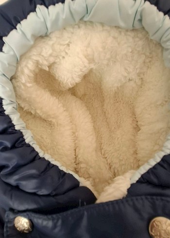 Mavi Gri Fermuarlı Bebek Tulumu - Görsel 4