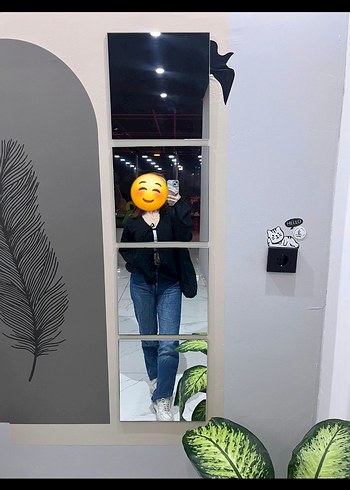 kot pantolon boru paça lacivert - Görsel 2