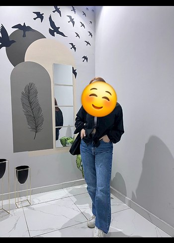 kot pantolon boru paça lacivert - Görsel 4