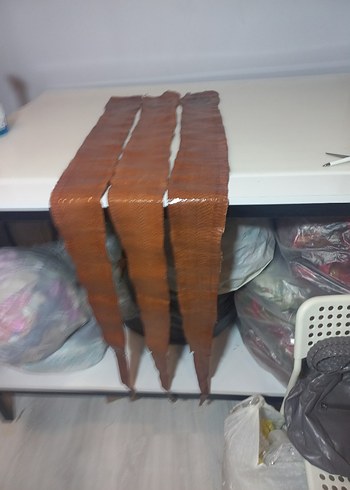 Parlak Kahverengi Yılan derisi - Görsel 4