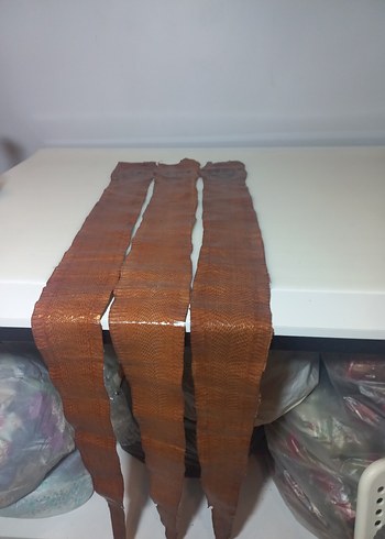 Parlak Kahverengi Yılan derisi - Görsel 3