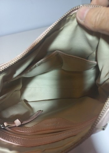 DESA Pembe Deri Kadın Çanta - Görsel 9