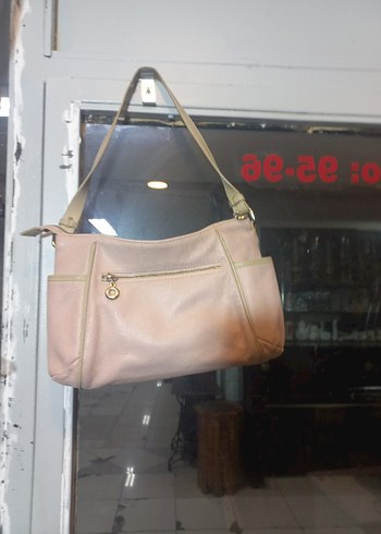 DESA Pembe Deri Kadın Çanta - Görsel 7