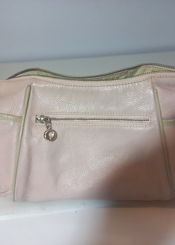 DESA Pembe Deri Kadın Çanta - Görsel 4