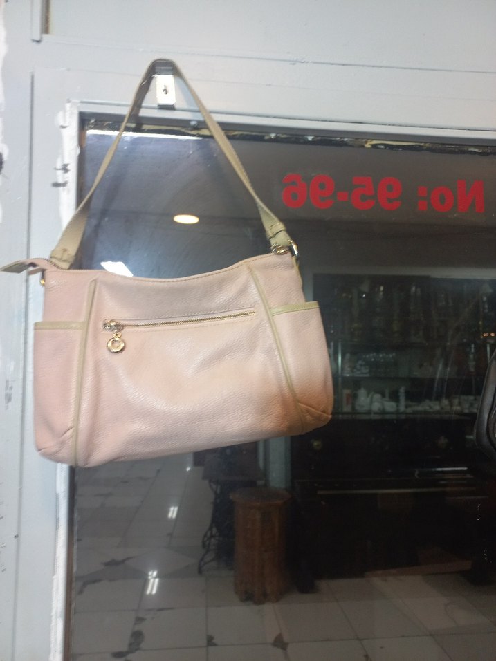 DESA Pembe Deri Kadın Çanta - Görsel 5