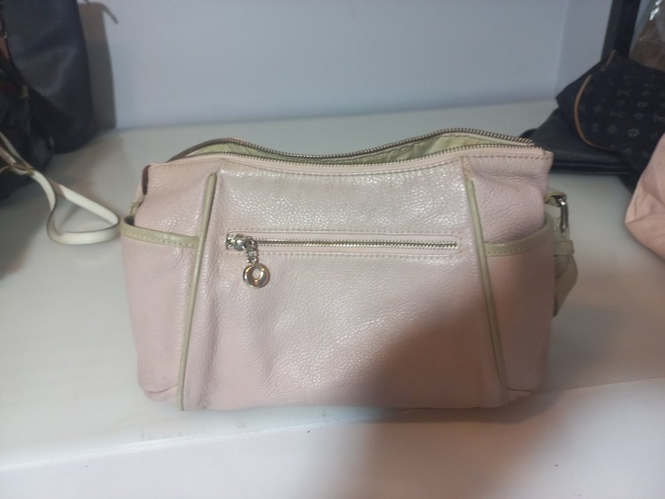 DESA Pembe Deri Kadın Çanta - Görsel 4