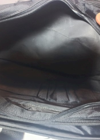 Fermuarlı Siyah Erkek Omuz Çantası - Görsel 8