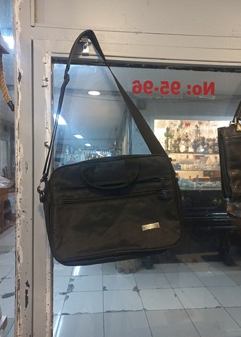 Fermuarlı Siyah Erkek Omuz Çantası - Görsel 6