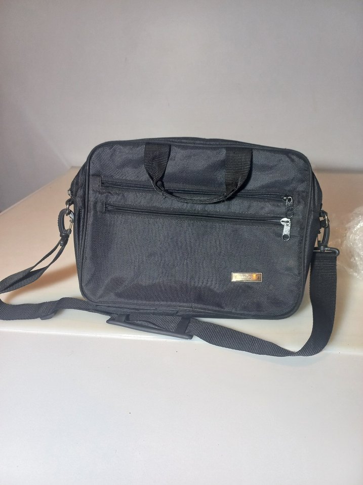 Fermuarlı Siyah Erkek Omuz Çantası - Görsel 2