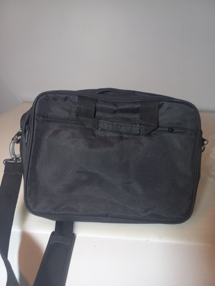 Fermuarlı Siyah Erkek Omuz Çantası - Görsel 3