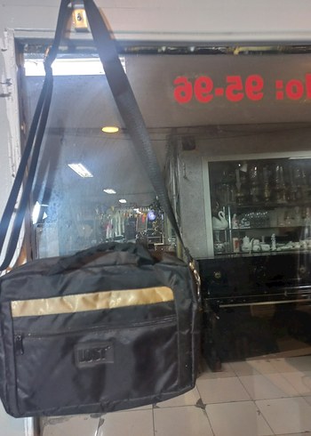 Tokalı Siyah Erkek Omuz Çantası - Görsel 3