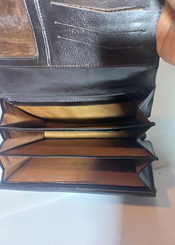 Kahverengi Deri erkek Portföy Çanta - Görsel 7