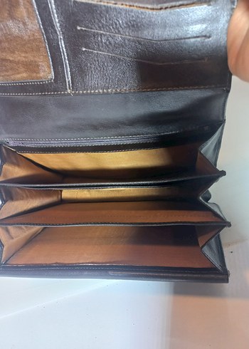 Kahverengi Deri erkek Portföy Çanta - Görsel 6