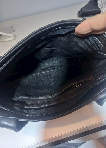 Tokalı Siyah  suni Deri Kadın Çanta - Görsel 5