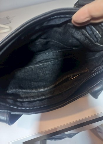 Tokalı Siyah  suni Deri Kadın Çanta - Görsel 6