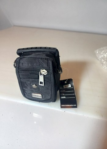 Erkek Siyah Bel Askılı Omuz Çantası - Görsel 2