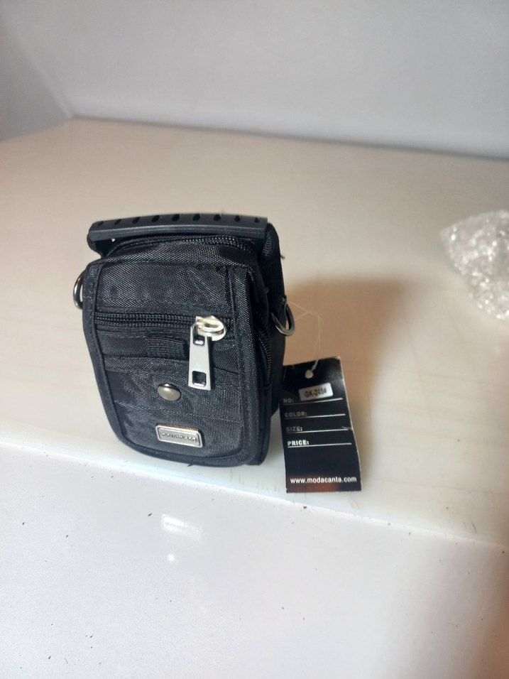 Erkek Siyah Bel Askılı Omuz Çantası - Görsel 2