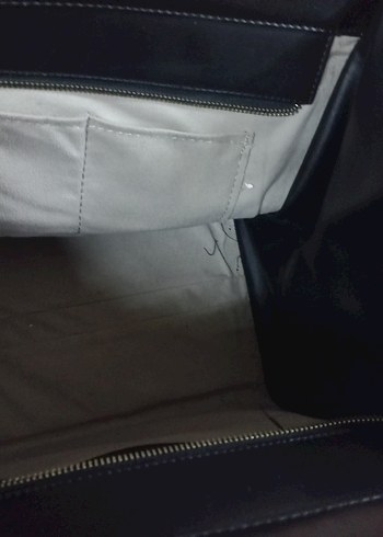 Siyah Parlak  suni Deri Kadın Çantası - Céline - Görsel 7