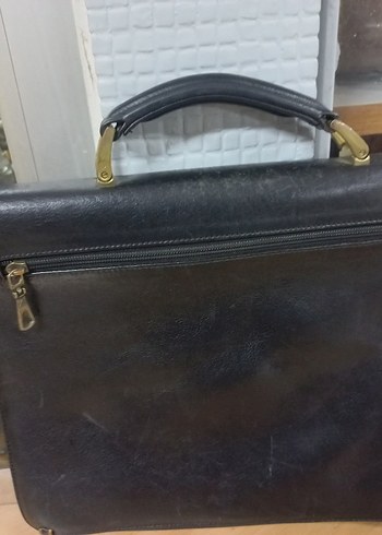 Modern Klasik Siyah Erkek Evrak Çantası - Görsel 4