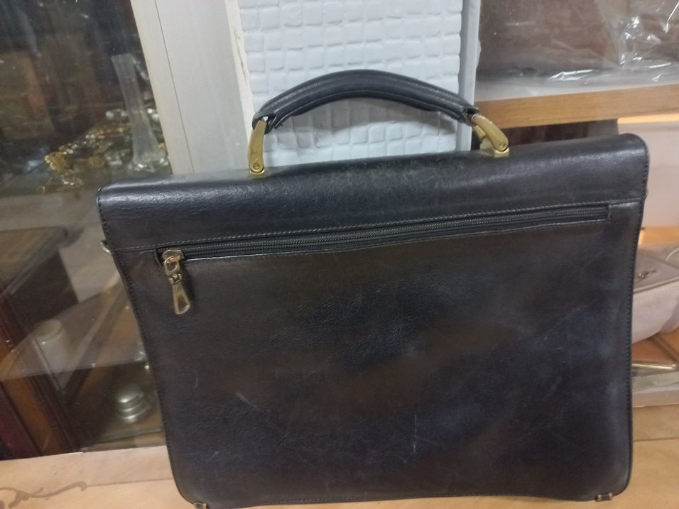 Modern Klasik Siyah Erkek Evrak Çantası - Görsel 4