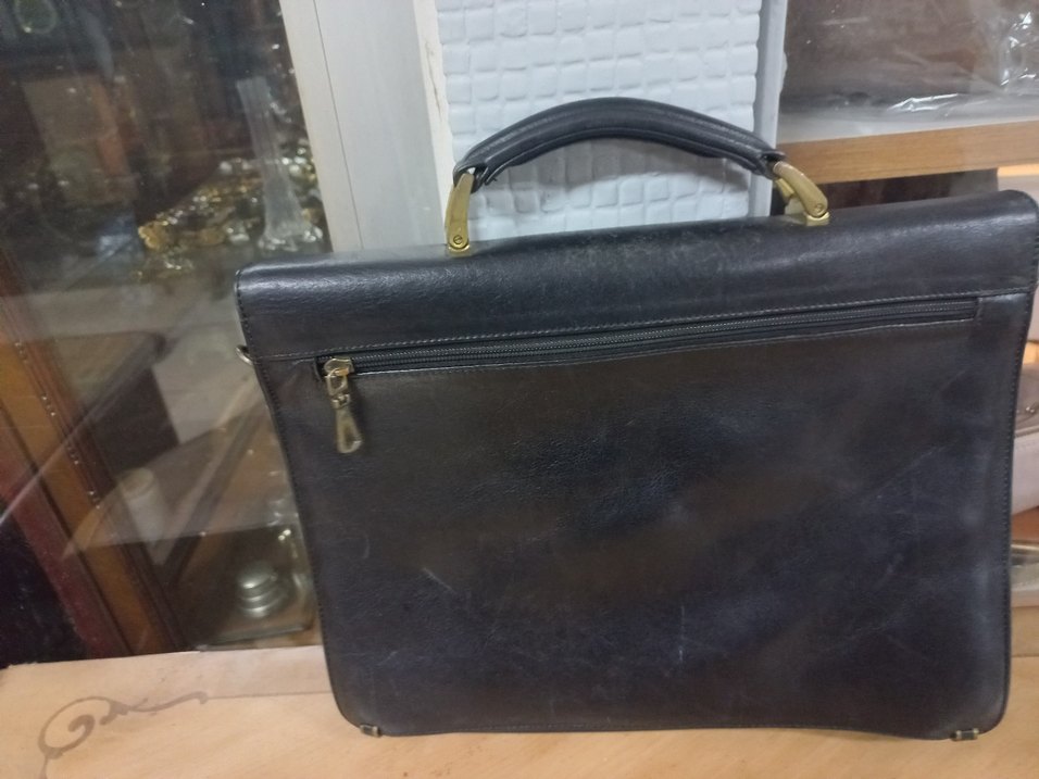 Modern Klasik Siyah Erkek Evrak Çantası - Görsel 2