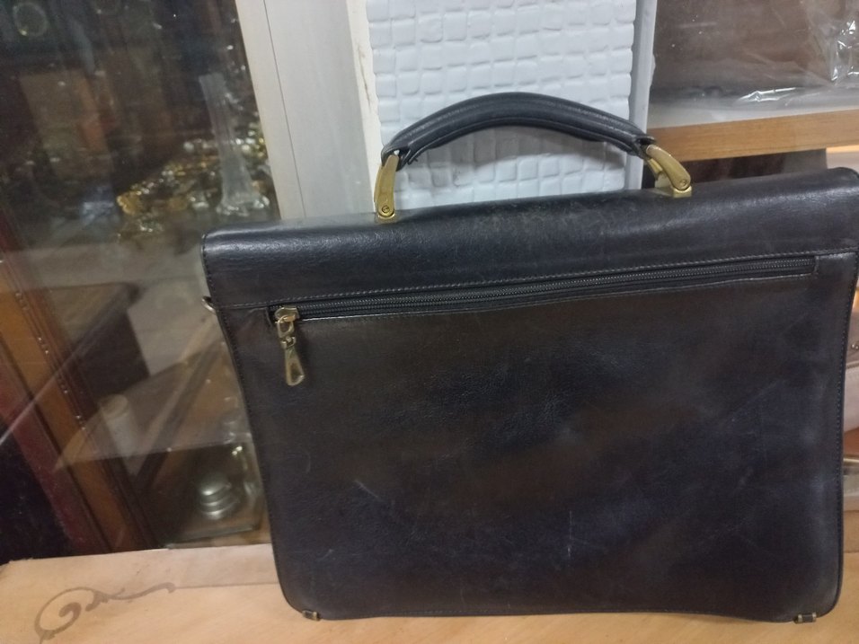 Modern Klasik Siyah Erkek Evrak Çantası - Görsel 3