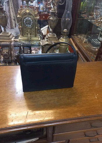 Klasik suni Deri Kadın Çanta siyah - Görsel 4