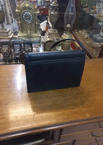 Klasik suni Deri Kadın Çanta siyah - Görsel 3