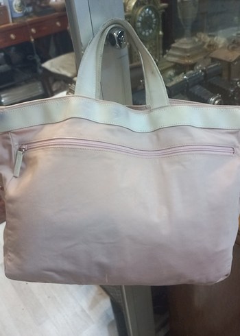 Pastel Pembe Fermuarlı Kadın El Çantası - Görsel 6