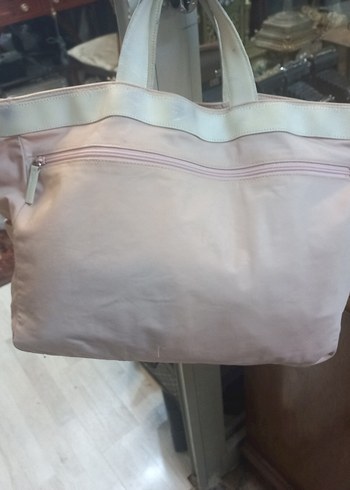 Pastel Pembe Fermuarlı Kadın El Çantası - Görsel 5