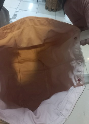 Pastel Pembe Fermuarlı Kadın El Çantası - Görsel 3