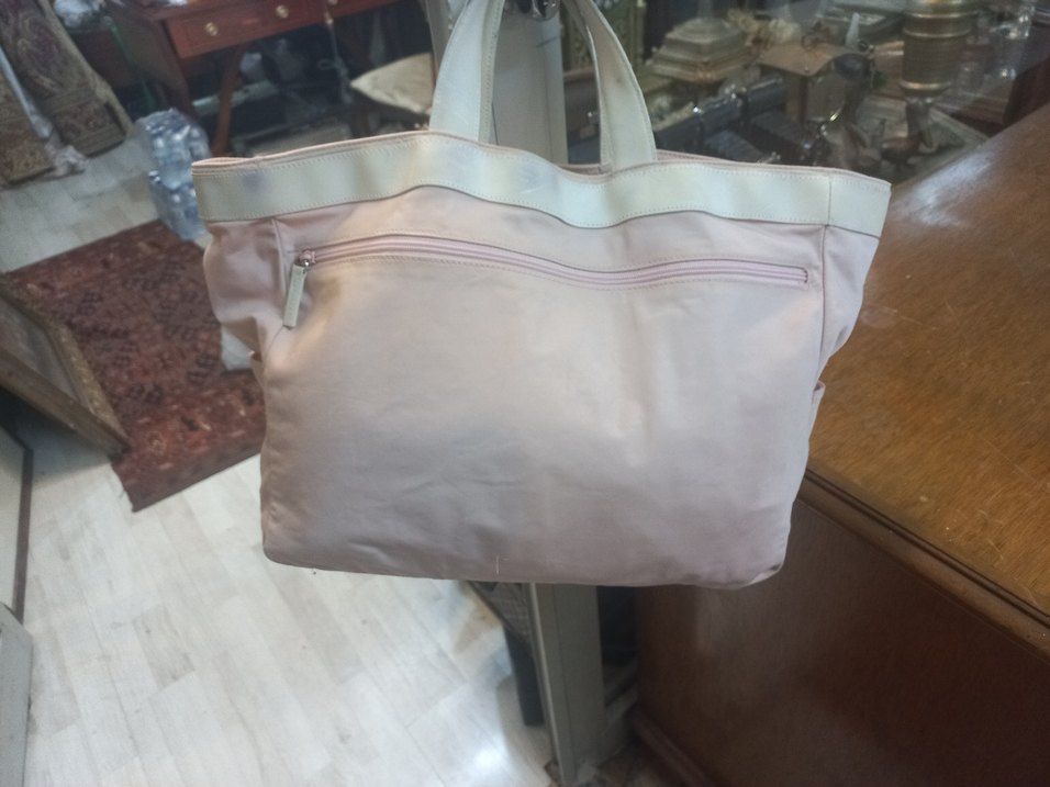 Pastel Pembe Fermuarlı Kadın El Çantası - Görsel 5