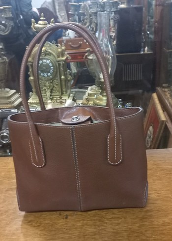 Klasik Bej suni Deri Kadın Çanta - Görsel 7