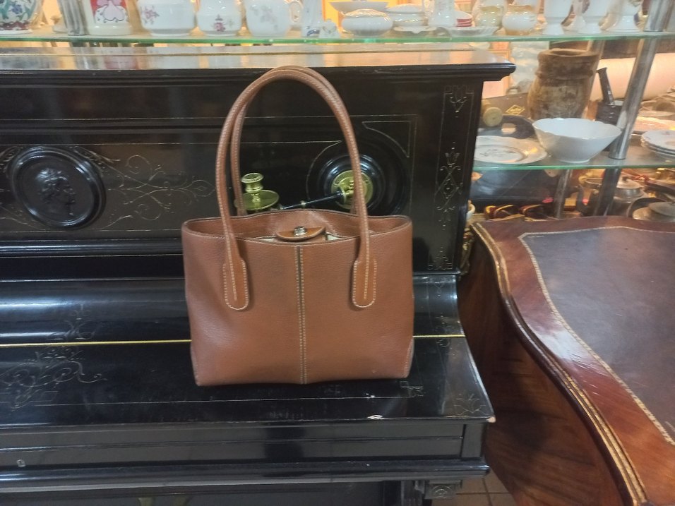 Klasik Bej suni Deri Kadın Çanta - Görsel 3