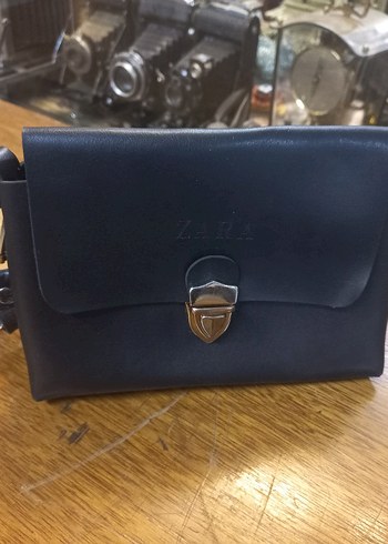 Siyah suni  Deri Kadın Çanta - Görsel 2