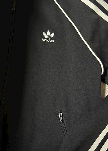 Siyah Fermuarlı Yüksek Yakalı Spor Ceket orijinal ürün - Görsel 3