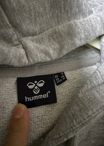 Gri Kapüşonlu Kadın Fermuarlı Eşofman Üstü - Görsel 3