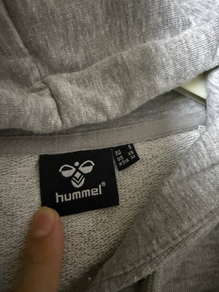 Gri Kapüşonlu Kadın Fermuarlı Eşofman Üstü - Görsel 3