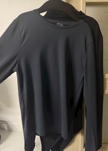 Erkek Siyah Dar Kesim Uzun Kollu Atlet - Görsel 3