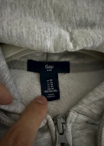 Gri Fermuarlı Kadın Sweatshirt - Görsel 3