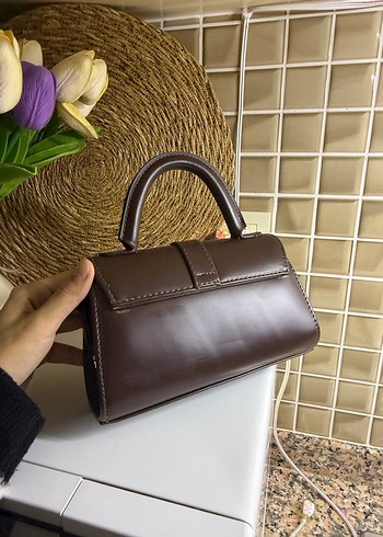 Kahverengi Deri Kadın Çanta - Görsel 2