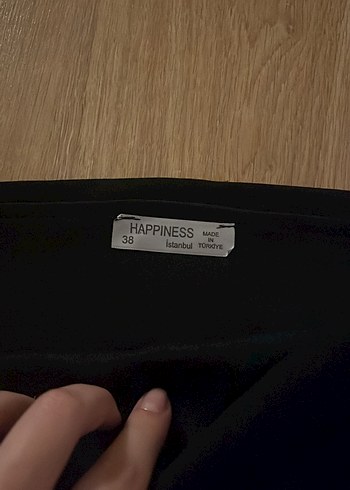 Yandan fermuarlı siyah bluz - Görsel 3