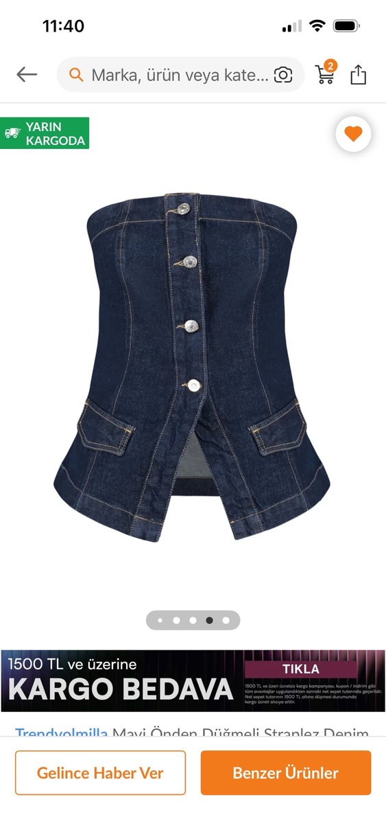 Kot bluz - Görsel 2